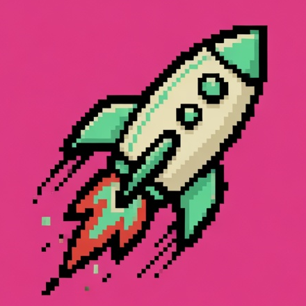Pixel rocket