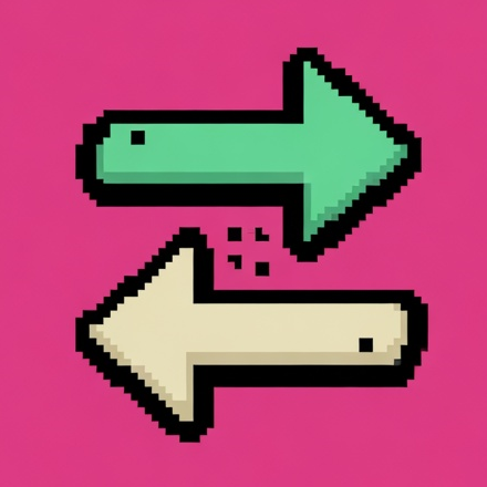 Pixel swap arrows